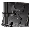 Atdec ceiling mount for medium display long pole - Loads up to 55lb - Black - VESA 200x200 - Upgradeable - 360deg display rotation TH-1040-CTL