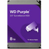 WD Purple WD85PURZ 8 TB Hard Drive - 35 Internal - SATA SATA600 - Conventional Magnetic Recording CMR Method - 180 TB TBW - 3 WD85PURZ