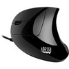 Adesso Left-Handed Vertical Ergonimic Mouse - Optical - Cable - Black - USB - 2400 dpi - Scroll Wheel - 6 Buttons - Left-handed IMOUSE E9