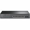 TP-Link JetStream 10-Port Gigabit Smart Switch with 8-Port PoE - 10 Ports - Manageable - Gigabit Ethernet - 101001000Base-T - 4 - SG2210MP