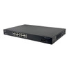 16-Port Gigabit 275W PoE Switch  2-Port SFP Uplink - DesktopRack Mount - Unmanaged - 1U - IEEE8023afat