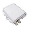IndoorOutdoor 12-port Plastic Fiber Terminal Box - White