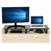 Tripp Lite by Eaton Extra-Wide Dual-Monitor Riser for Desk 39 x 10 in - Wood Black - Desk - Wood - Black MR4010