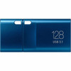 Samsung USB Type-C Flash Drive 128GB - 128 GB - USB 32 Gen 1 Type C - 400 MBs Read Speed - Blue - 5 Year Warranty MUF-128DAAM