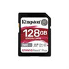 Kingston Canvas React Plus 128 GB UHS-II U3 V60 SDXC - 280 MBs Read - 100 MBs Write SDR2V6128GBCR