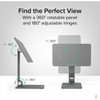 Plugable Magnetic Tablet Holder for iPad Stand Compatible with MagSafe iPad Pro 11 and iPad Air 109 - Portable Foldable 360deg AMS-STAND11
