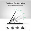 Plugable Drawing Tablet Stand Folio Portable Foldable Laptop Stand with 4 Adjustable Angles - iPad Holder Stand for Laptop and Up to PT-STANDX