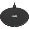 Adesso 10W Max Qi-Certified Disc-Style Wireless Charger - 5 V DC 9 V DC Input - Input connectors USB - Overcharge Protection LED AUH-1010