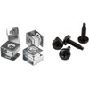 StarTechcom Server Rack Screws and Clip Nuts - 10-32 - Rack Mount Screws and Slide-On Cage Nuts - Clip Nuts and Screws - 50 Pack - 10 CLPSCRW1032
