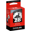 Lexmark No 28 Original Ink Cartridge - Inkjet - 175 Pages - Black - 1 Each 18C1428