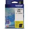 Brother INKvestment LC20EYS Original Super High XXL Series Yield Inkjet Ink Cartridge - Yellow Pack - 1200 Pages LC20EYS