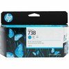 HP 738 Original Inkjet Ink Cartridge - Cyan Pack - 130 mL 498N5A