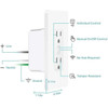 Kasa Smart Wi-Fi Power Outlet - Requires neutral wire and 24GHz Wi-Fi connection to work System requirement is Android 44 or iOS 2 KP200