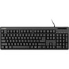 Rocstor KS20T Keyboard with Smartcard Reader - 104 Keys - QWERTZ Layout - Smart Card Reader - USB - Black - TAA Compliant Y10P002-B1