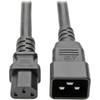 Tripp Lite 3ft PDU Power Cord Cable C13 to C20 Heavy Duty 15A 12AWG 3 - For PDU Computer Server UPS Network Device - 120 V AC  V P032-003