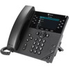 Poly 450 IP Phone - Corded - Corded - Desktop - Black - TAA Compliant - 12 x Total Line - VoIP - 2 x Network RJ-45 - PoE Ports 2200-48840-001