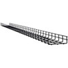 Tripp Lite by Eaton Wire Mesh Cable Tray - 150 x 50 x 3000 mm 6 in x 2 in x 10 ft 10 Pack - Cable Tray - Black Powder Coat - 10 SRWB6210STR10