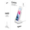 Logitech POWERED Cradle - Wireless - iPhone Smartphone - Qi - Charging Capability - White 939-001629