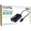 Plugable Up to 3840x2160 Supports Windows 10 81 8 7 - 1 Pack - USB 30 - 1 x HDMI Digital AudioVideo Female - 3840 x 2160 UGA-4KHDMI