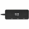 Tripp Lite by Eaton U444-3DP-MST USB-C Adapter Triple Display Black - 1 x Type C USB 32 Gen 2 Powered USB Male - 3 x DisplayPort U444-3DP-MST