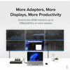 Plugable HDMIUSBUSB-C AudioVideo Adapter - 1 x USB 30 Type A - Male 1 x USB 30 Type C - Male - 2 x HDMI Digital AudioVideo - - UGA-HDMI-2S