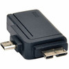 Tripp Lite by Eaton U053-000-OTG 2-in-1 OTG Adapter - 1 x Type A USB 30 USB Female - 1 x Type B USB 20 Micro USB Male 1 x Micro B - U053-000-OTG