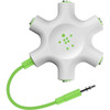 Belkin RockStar 5-Jack 35 mm Audio Headphone Splitter - 6-way - Audio Line In - Audio Line Out - White F8Z274BT