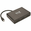 Keyspan 3-Port Mini DisplayPort 12 to DisplayPort Multi-Stream Transport MST Hub 3840 x 2160 4K x 2K UHD - TAA Compliant - 3840 B155-003-DP-V2