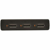 Keyspan 3-Port Mini DisplayPort 12 to DisplayPort Multi-Stream Transport MST Hub 3840 x 2160 4K x 2K UHD - TAA Compliant - 3840 B155-003-DP-V2