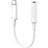 ALOGIC Elements PRO 10cm USB-C to 35mm Audio Adapter - White - 39 Mini-phoneUSB-C Audio Cable for Audio Device Phone Tablet - 1 ELPC35A-WH