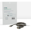 Plugable USB to Serial Adapter Compatible with Windows Mac Linux - 2 ft SerialUSB Data Transfer Cable for PDA GPS Router Modem PL2303-DB9