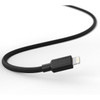 ALOGIC Elements PRO USB-A to Lightning 1m Cable - Black - 33 ft LightningUSB Data Transfer Cable for iPhone iPad iPod - First End ELPA8P01-BK