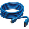 Tripp Lite by Eaton USB 30 A-to-Micro-B MM Cable - 6 ft USB Data Transfer Cable - First End 1 x USB 30 Type A - Male - Second End U326-006