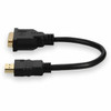 AddOn HDMI to DVI-D Adapter Cable - MF - 8 DVIHDMI Video Cable for Video Device - First End HDMI Digital AudioVideo - Male - End HDMI2DVID