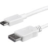 StarTechcom 3ft1m USB C to DisplayPort 12 Cable 4K 60Hz - USB Type-C to DP Video Adapter Monitor Cable HBR2 - TB3 Compatible - - C CDP2DPMM1MW