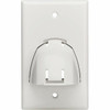 Tripp Lite by Eaton Single-Gang Up-or Down-Angle Bulk Cable Wall Plate White TAA - 1 x Total Number of Sockets - 1-gang - Wall - - N042-BC1-WH