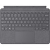 Microsoft Type Cover KeyboardCover Case Microsoft Surface Go Surface Go 2 Tablet - Charcoal - Stain Resistant - Alcantara Body - mm KCT-00101