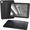 ZAGG Rugged Book Rugged KeyboardCover Case Book Fold for 102 to 105 Apple iPad Pro iPad 7th Generation Tablet - Black - Drop 103104613