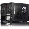 Fractal Design Node 804 Computer Case - Cube - Black - Aluminum - 12 x Bay - 3 x 472 120 mm x Fans Installed - Micro ATX Mini - FD-CA-NODE-804-BL-W