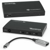 Plugable 4-Port Thunderbolt 4 Hub - USB Type C Thunderbolt 4 - External - 4 Thunderbolt Ports - PC Mac TBT4-HUB3C