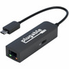 Plugable USB C to Ethernet Adapter 25Gb with 100W USB-C PD Charging 25 Gigabit Type C USB Ethernet Adapter - for Windows MacBook USBC-E2500PD