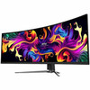 MSI MPG 491CQP QD-OLED 49 Class Dual Quad HD DQHD Curved Screen Gaming OLED Monitor - 329 - Metallic Black - 49 Viewable - OLED - MPG491CQPQDOLED