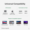 Plugable USB 30 Universal Laptop Docking Station Dual Monitor for Windows and Mac - Dual Video HDMI and DVIVGAHDMI Gigabit 6 USB UD-3900