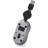 Verbatim Mini Travel Optical Mouse Commuter Series - Black - Optical - Cable - Black - 1 Pack - USB - Scroll Wheel - 3 Buttons 98113