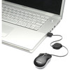 Verbatim Mini Travel Optical Mouse Commuter Series - Black - Optical - Cable - Black - 1 Pack - USB - Scroll Wheel - 3 Buttons 98113