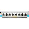 HPE 5400R 8-port 125510GBASE-T PoE with MACsec v3 zl2 Module - For Data Networking - 8 x RJ-45 10GBase-T LAN - Twisted Pair10 - - J9995A