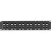 Black Box CAT6 Surge-Protected Patch Panel - 2U 24-Port - 24 Ports - 24 x RJ-45 - 2U High - 19 Wide - Rack-mountable - TAA JSM114A