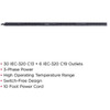 CyberPower PDU13104 36-Outlets PDU - Basic - Hubbell CS8365C - 30 x IEC 60320 C13 6 x NEMA L6-20R - 230 V AC - 0U - Vertical - PDU13104