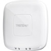 TRENDnet AC1200 Dual Band PoE Indoor Access Point MU-MIMO 867 Mbps WiFi AC 300 Mbps WiFi N Bands Client Bridge Repeater Modes - TEW-821DAP
