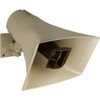 Valcom 30-Watt High-Efficiency Horn One-Way - -48 V DC - 125 dB - Audible - Wall Mountable Box Mount - Beige V-1038